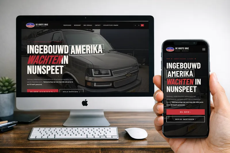 Webdesign · The Big Three
