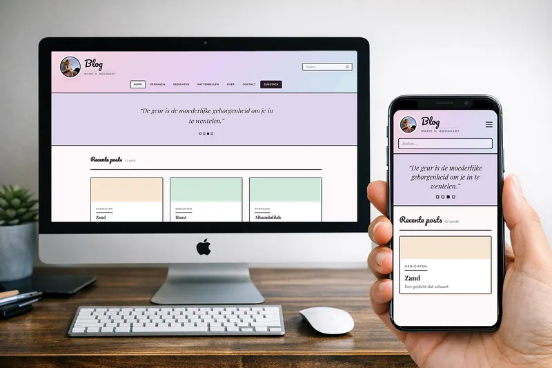 Webdesign · Marie H. Boddaert